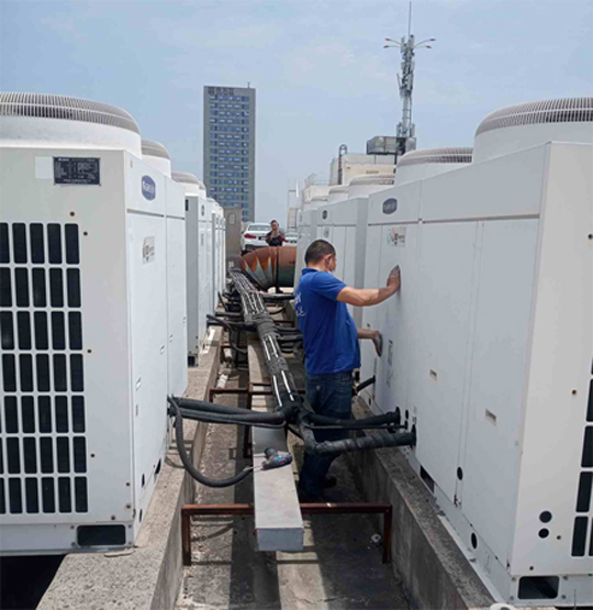 辉南中央空调制热和不制冷系统维修方法